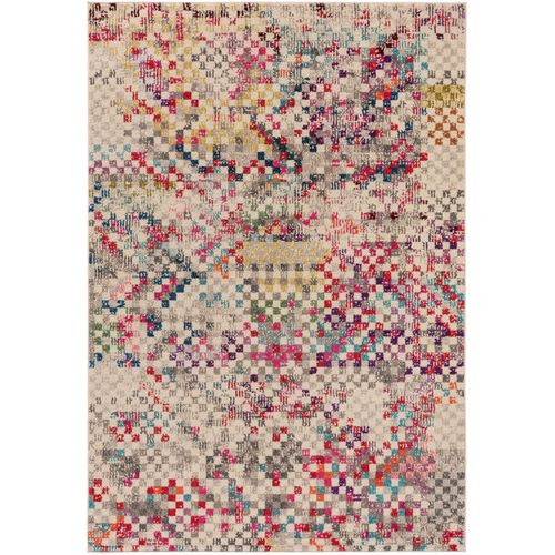 Tapis Vintage Casa Multicouleur 80x150 Cm - Tapis Poil Ras / Effet Usé