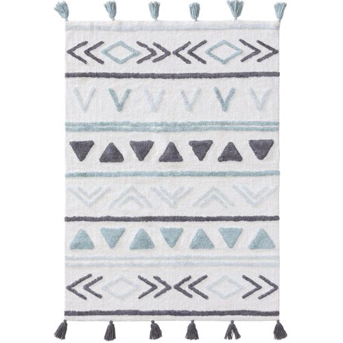 Tapis Lavables Pour Enfants Levi Bleu 120x170 Cm - Tapis Pour Chambre D'enfants/Bébé