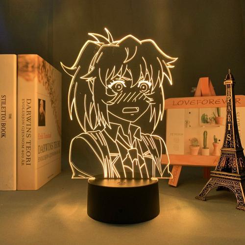 Lampe 3d 7 Couleurs Tactile Sans Télécommande Lampe De Table 3d Nise Mayuko Chambre À Coucher Nipseyteko