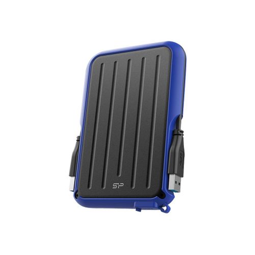 SILICON POWER Armor A66 - Disque dur - 4 To - externe (portable) - 2.5" - USB 3.2 Gen 1 - bleu