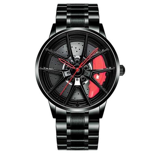 Montre De Luxe Pour Hommes, Jante De Voiture, Montres De Sport, À Quartz, Étanche 4 Oui