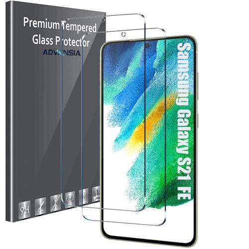 Advansia Verre Trempé Pour Samsung Galaxy S21 Fe [X2]