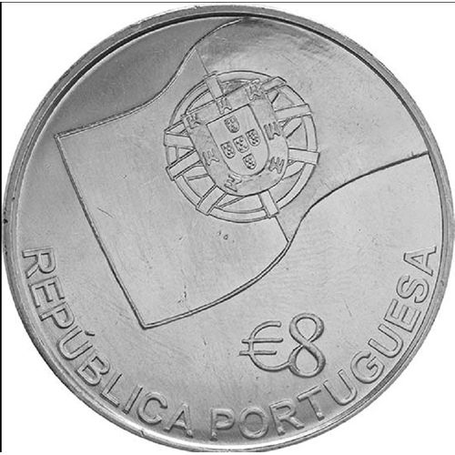 8 Euro 2006 Portugal150 Anniversaire Chemins De Fer Lisbonne Argent