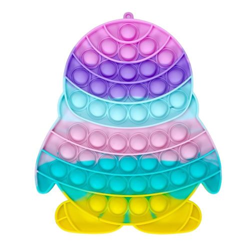 Jeu De Pingouin De Grande Taille, Anti-Stress, Pour Adultes, Autisme, Arc-En-Ciel, Fidget, Cadeaux De Noël