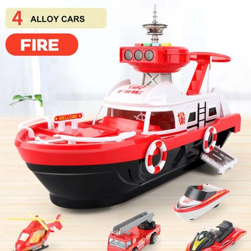 Jouets Pour Enfants, Simulation De Piste Inertie, Diecasts De Bateau Et Véhicules, Histoire Musicale, Modèle De Bateau, Jouet De Stationnement De Voiture Pour Garçons