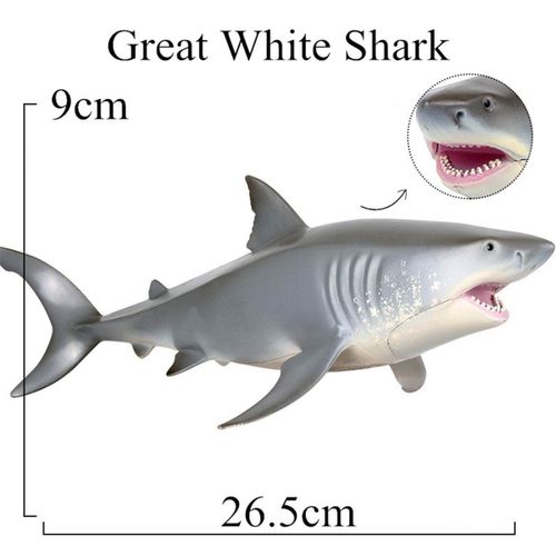 Grand Jouet De Collection Éducatif En Pvc, Modèle De Requin, Baleine, Megalodon, Océan, Animaux Marins, Cadeau Pour Enfant