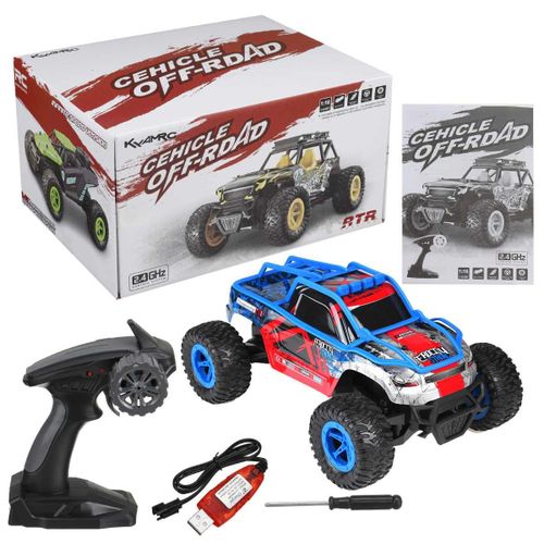 Voiture Tout-Terrain Télécommandée 1:16 4wd Rc, 2.4g, Haute Vitesse, Radio, Buggy Monstre Électrique, Jouet Pour Enfants