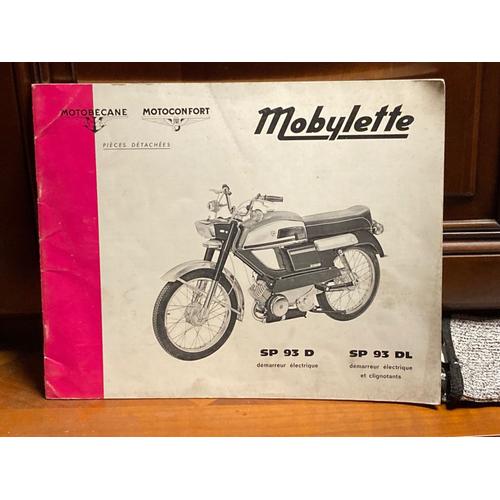 Catalogue de pièces détachées Mobylette Motobécane SP93 