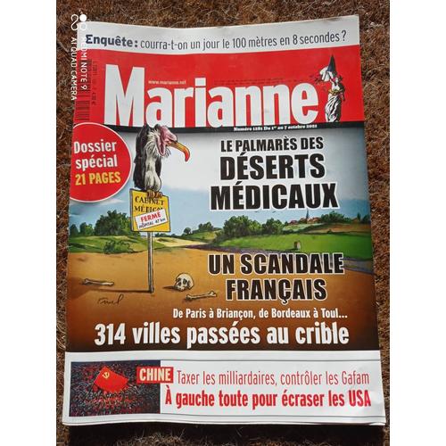 Marianne 1281 : Le Palmarès Des Déserts Médicaux