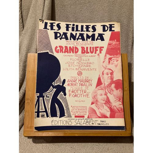 Rotter & Grothe Les Filles De Panama Partition Chant Piano Éditions Salabert