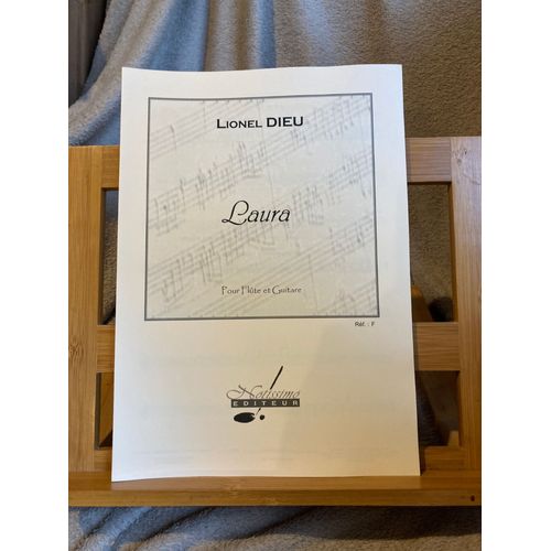 Lionel Dieu Laura Pour Flute Et Guitare Partition Éditions Notissimo