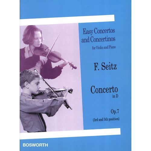 Concerto In D Opus 7 - Easy Concertos And Concertinos For Violin And Piano