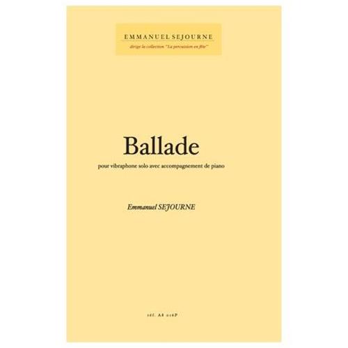 Ballade Pour Vibraphone Solo Avec Accompagnement De Piano