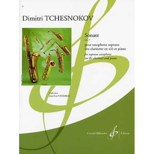Sonate Opus 47 Pour Saxophone Soprano (Ou Clarinette En Sib) Et Piano