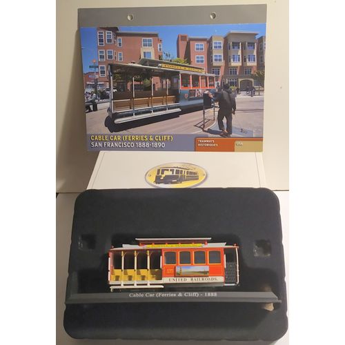 Tramways Historiques : Cable Car (Ferries Et Cliff) San Francisco 1888-1890-Atlas