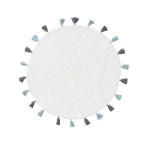 Lytte Tapis Lavables Pour Enfants Malu Bleu Diamètre 120 Cm Rond