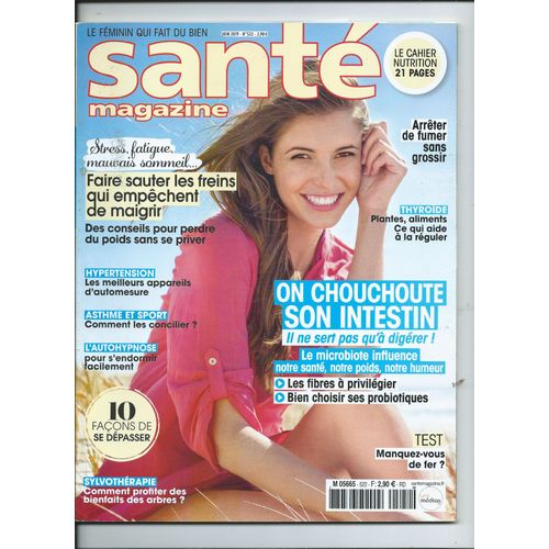 Santé Magazine 06/2019 Michèle Bernier , Le Microbiote , Son Intestin N° 522