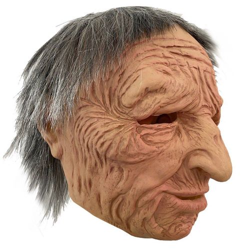 Masque D'halloween Super Doux Pour Adultes, Accessoire De Cosplay, Décoration De Fête, Jouets Effrayants Pour Personnes Âgées