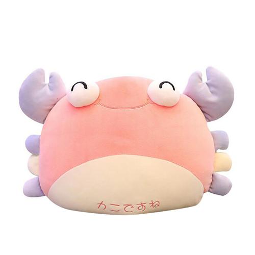 Oreiller En Crabe Doux 43cm, Kawaii, Jouet Pour Enfants, Coussin De Couchage, Oreiller En Peluche, Cadeau D'anniversaire Pour Poupée