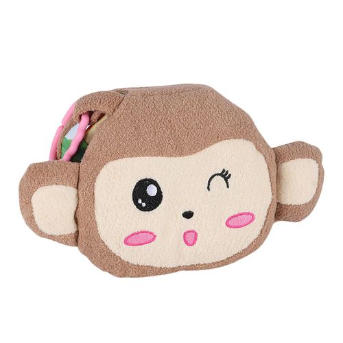 Livre 3d En Tissu Pour Bébés, Hochets De Style Singe, Jouet D'apprentissage Précoce, Étanche, Éducatif Pour Enfants