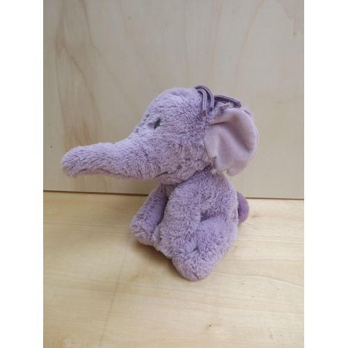 Doudou Peluche Éléphant Mauve Lumpy Ami De Winnie Écusson Disney Store Disney
