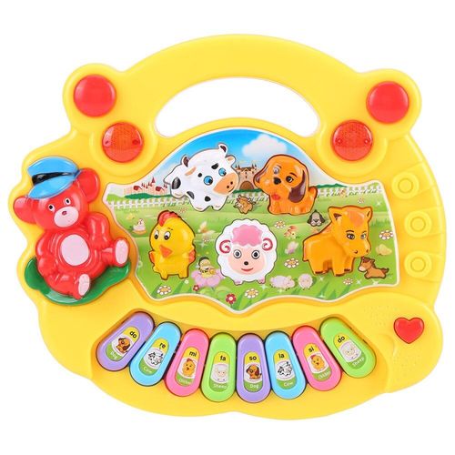 Jouets De Piano De Ferme D'animaux Musicaux Pour Bébés Enfants, Jouets Éducatifs Précoces Pour Enfants, Cadeau 2 Couleurs, Jouet Musical De Développement