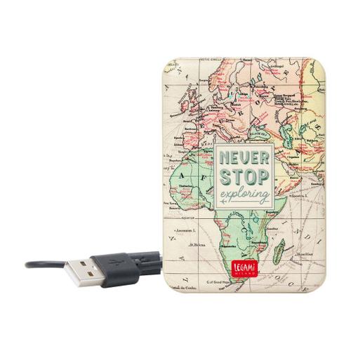 Legami Supercharge Travel - Banque D'alimentation - 5000 Mah - 2 Connecteurs De Sortie (2 X Usb)