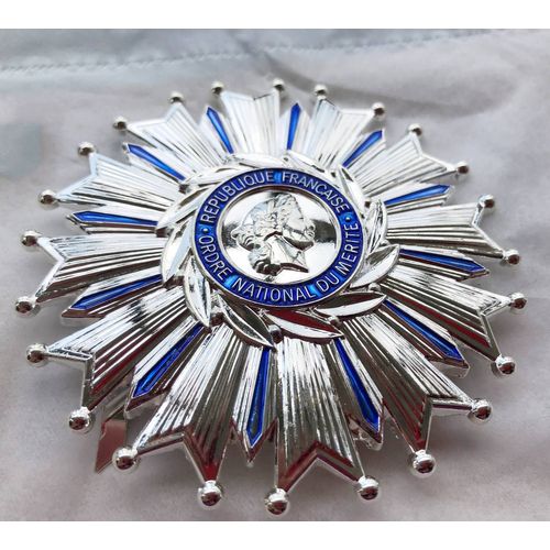 Plaque Grand Officier De L'ordre National Du Mérite