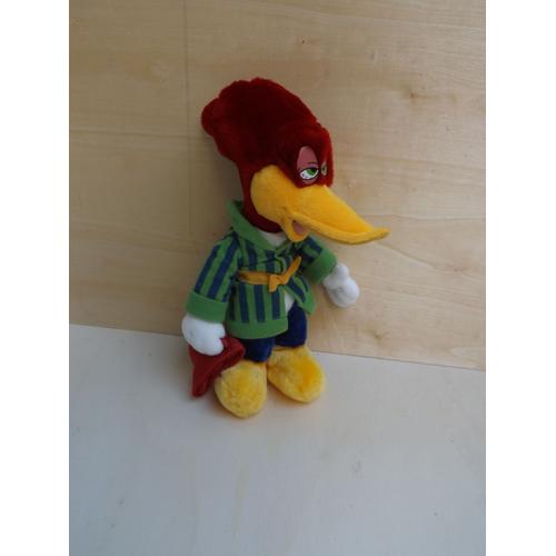 Doudou Peluche Oiseau Woody Woodpecker