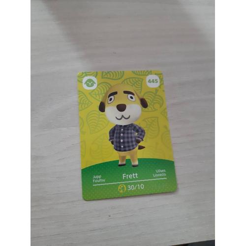 Carte Amiibo Animal Crossing Série 5 N°445 Foufou