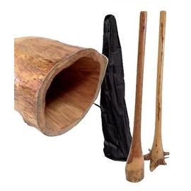 Ethno - Didgeridoo En Eucalyptus De Qualité Supérieure Longueur : 1,50m. Livré En Housse Deluxe.