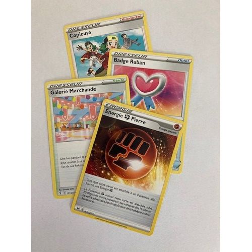 (2136) Copieuse + Badge Ruban + Galerie Marchande + Énergie Pierre (Pokemon)