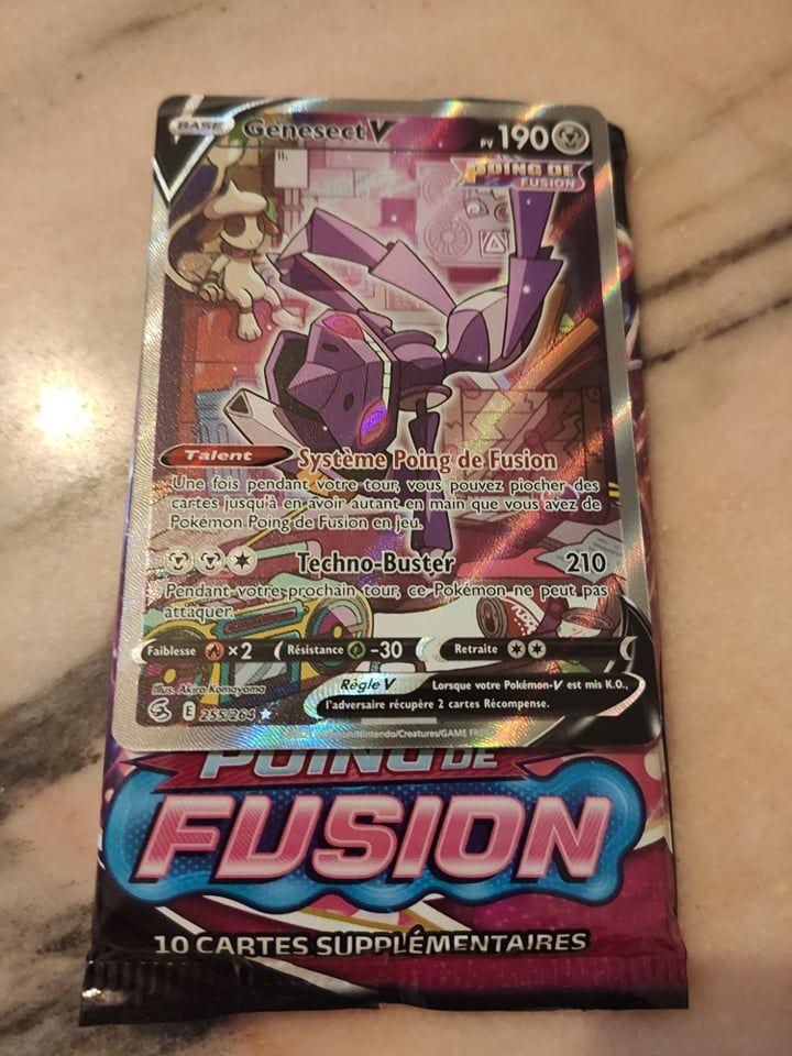 Carte Pokémon Genesect V alternative poing de fusion - Vinted