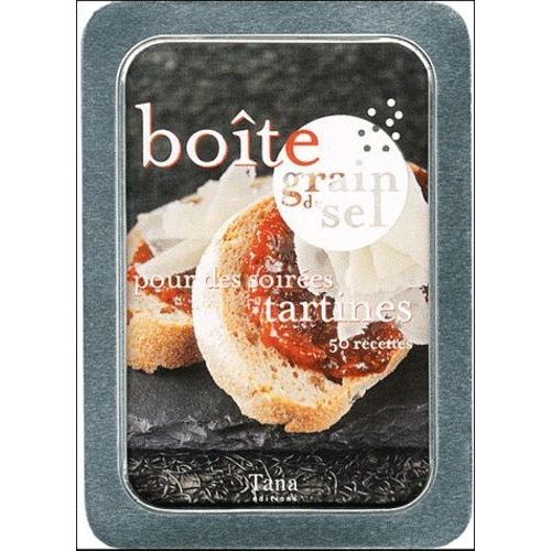 Boîte Grain De Sel Pour Des Soirées Tartines - 50 Recettes