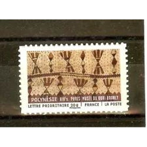 Timbre France 2010 Aa Neuf ** Yt N° 514 Tissus Polynésiens