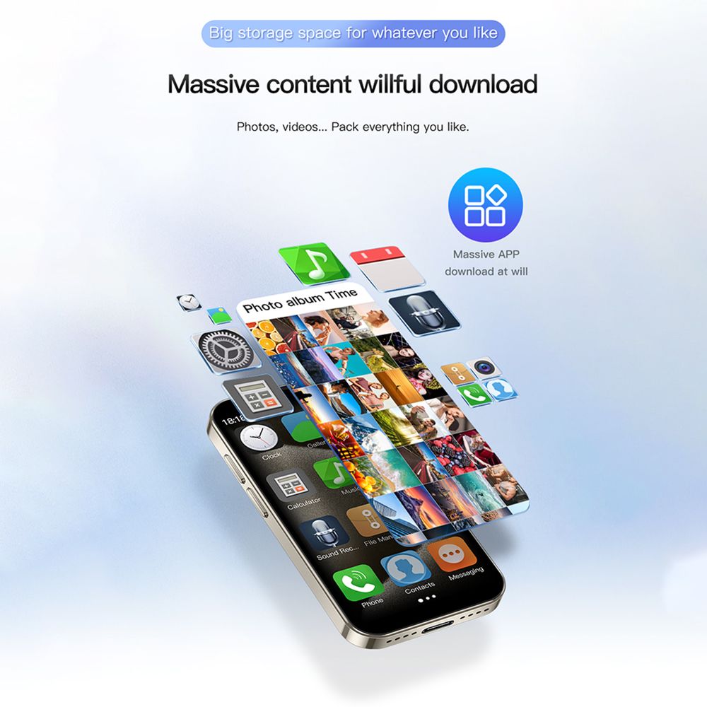 Rainbuvvy XS18 Pro 3G Smartphone 3.0 pouces Mini Telephone 2... - 8