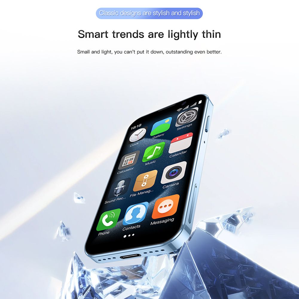Rainbuvvy XS18 Pro 3G Smartphone 3.0 pouces Mini Telephone 2... - 5