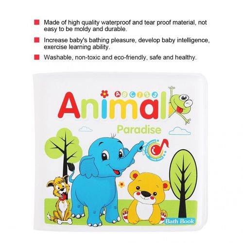Livre De Bain Anti-Déchirure Pour Bébé, Jouet D'éveil Précoce, Eva, Tissu De Bain, Étanche, Bonne Nuit
