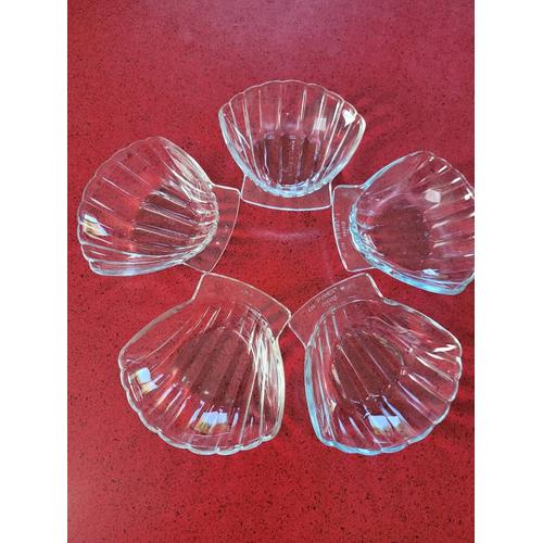 Lot 5 Coquilles Pyrex