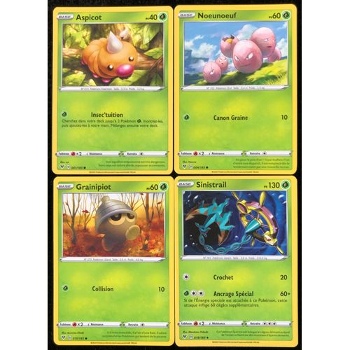 Voltage Eclatant - Aspicot (001) + Noeunoeuf (004) + Grainipiot (010) + Sinistrail (019/185)