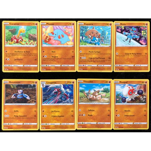 Voltage Eclatant - Lot De 8 Cartes Combat