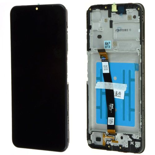 Ecran Noir Origine Samsung Galaxy A22-5g Vitre + Ecran Lcd Sans Batterie