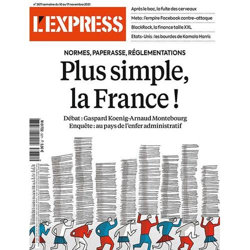 L'express N°3671 : Plus Simple, La France !