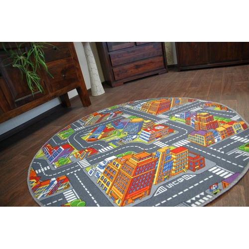 Tapis de jeu pour les enfants rond - City Play - couloir