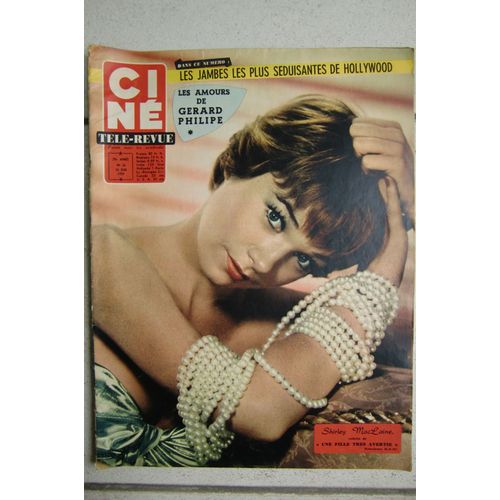 Cine Tele-Revue 1959 N° 26 : Shirley Mac Laine.Gerard Philipe.Brigitte Bardot .Bourvil.
