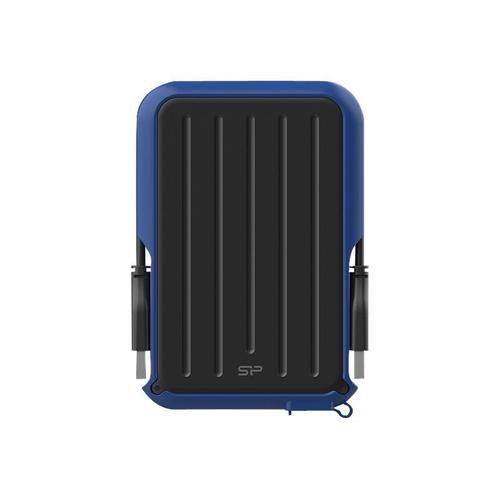 SILICON POWER Armor A66 - Disque dur - 2 To - externe (portable) - USB 3.2 Gen 1 - Noir/bleu