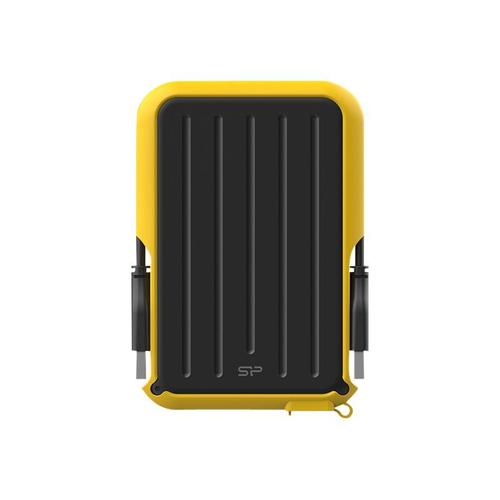 SILICON POWER Armor A66 - Disque dur - 4 To - externe (portable) - USB 3.2 Gen 1 - noir/jaune