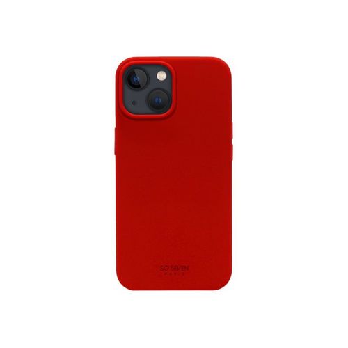 So Seven Recycle Smoothie - Coque De Protection Pour Téléphone Portable - Silicone - Rouge - Pour Apple Iphone 13