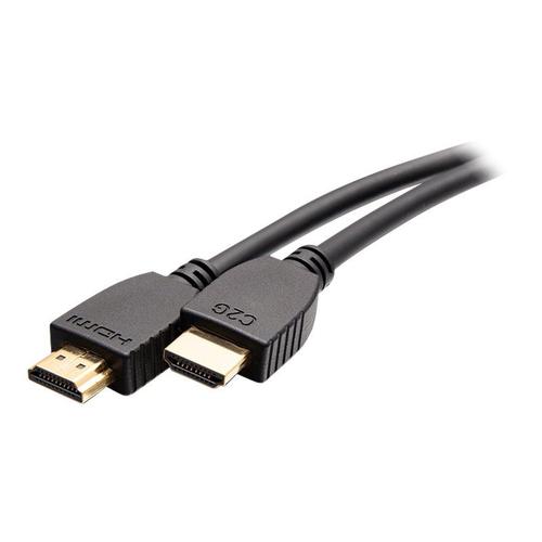 C2G 10ft (3m) Ultra High Speed HDMI® Cable with Ethernet - 8K 60Hz - Ultra High Speed - câble HDMI avec Ethernet - HDMI mâle pour HDMI mâle - 3 m - noir - support 8K60Hz (7680 x 4320)