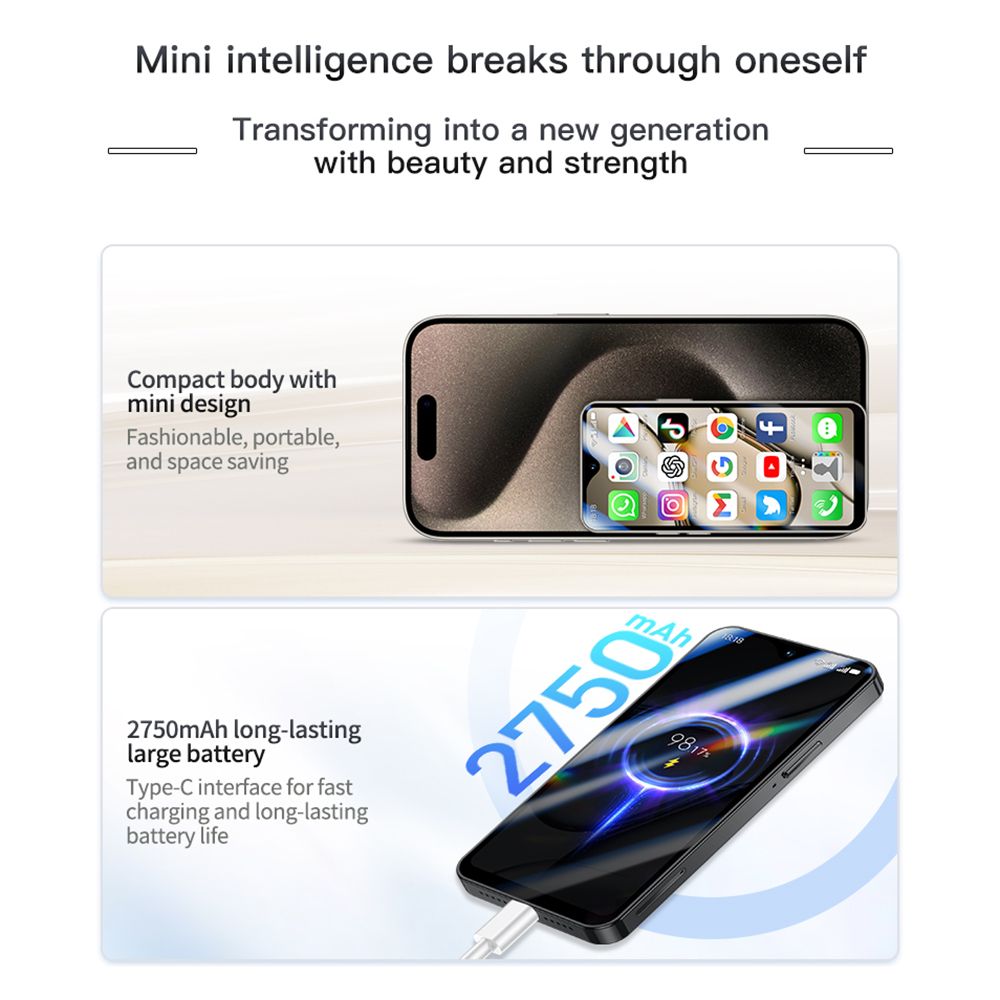 Rainbuvvy XS18 Pro Max 4G Smartphone 4.5 pouces 2GB + 16GB C... - 3